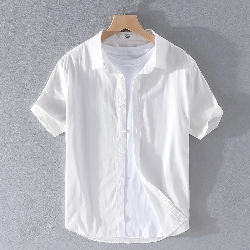 Camisa de linho com botões Georges Seurat