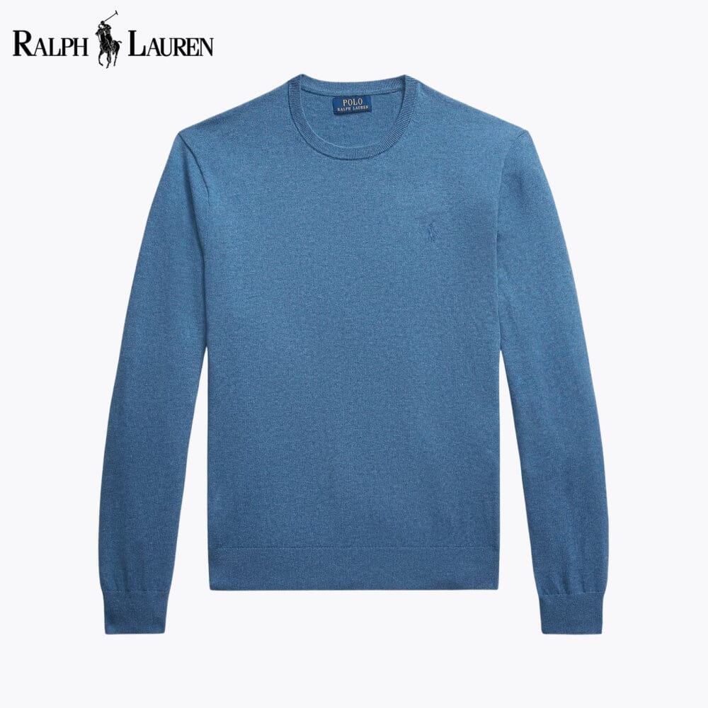 RL Pullover aus Baumwoll-Kaschmir mit Rundhalsausschnitt