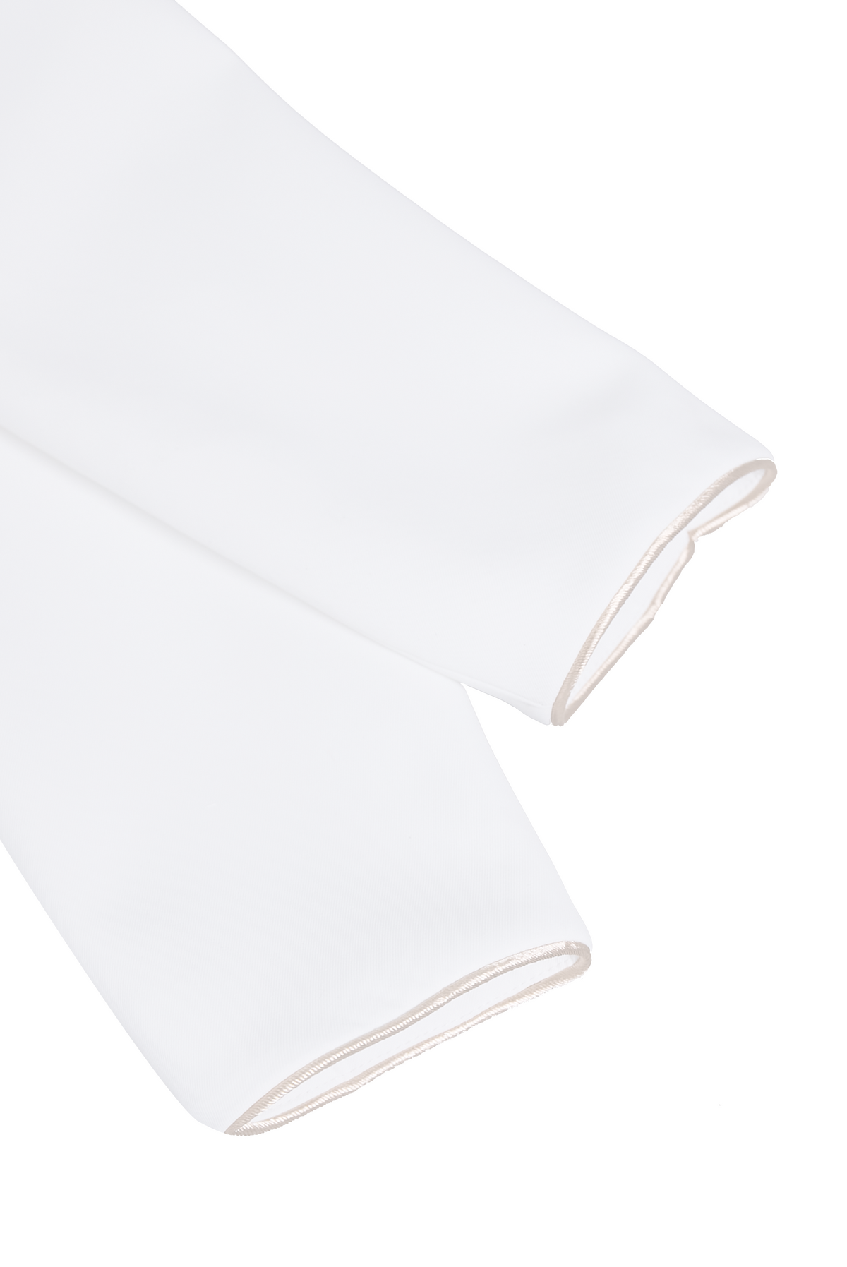 Zafren hvid asymmetrisk blazer med sort revers