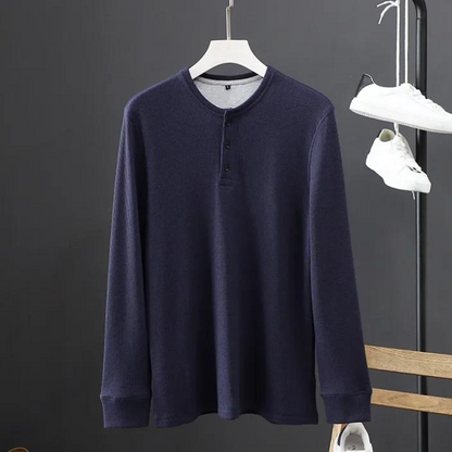 Camisa waffle de manga comprida Signature Vinthentic