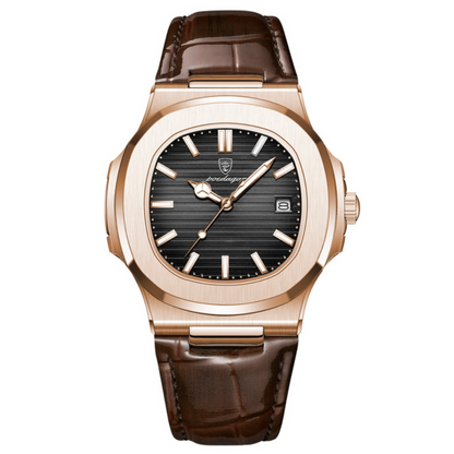 Ur Poedagar Nautilus Pelle Gold