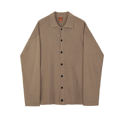 Camisa de punto con botones para hombre Galardo