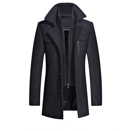 Pánský kabát Henry v business casual stylu