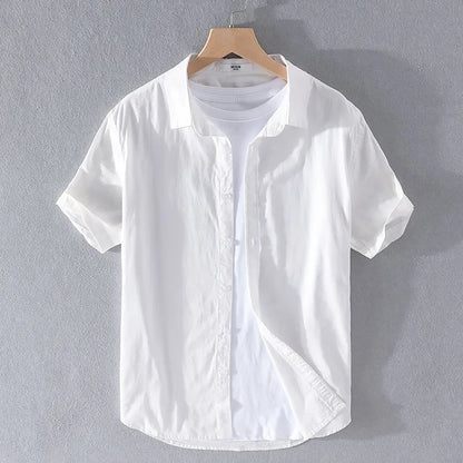 Camisa de linho com botões Georges Seurat