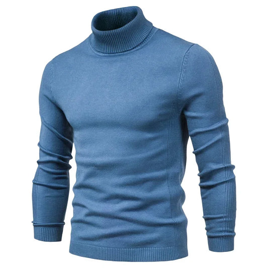 Alessio Moron miesten slim fit -poolokauluksinen lämmin talvineule