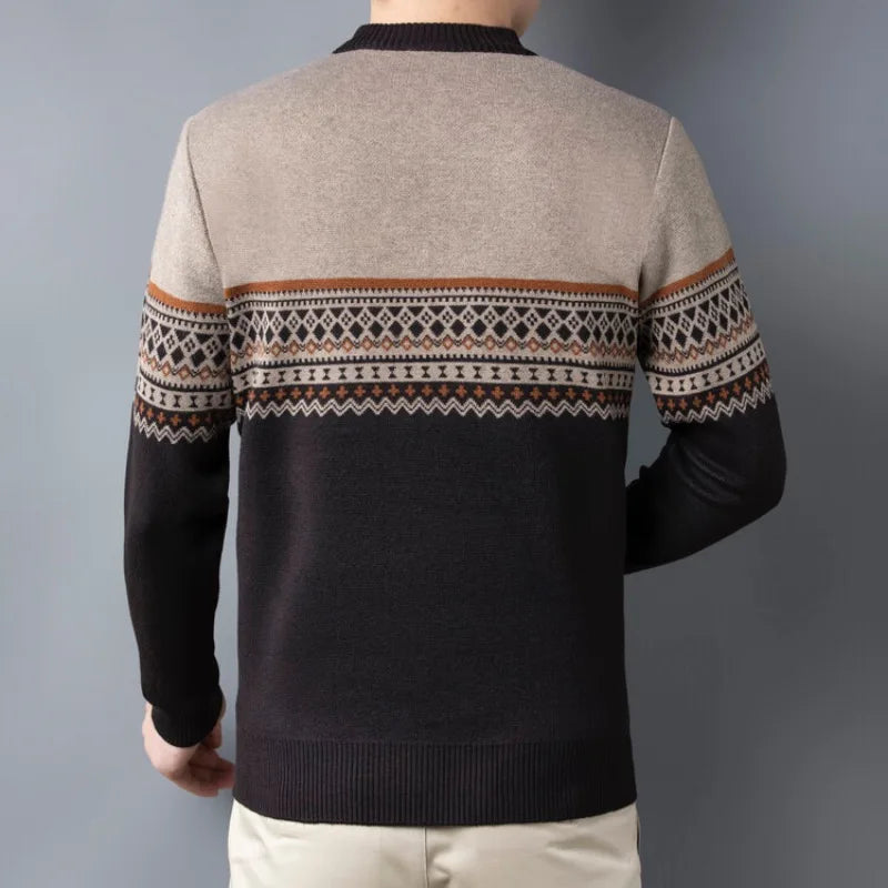 Sanzio Signature stickad tröja med dragkedja
