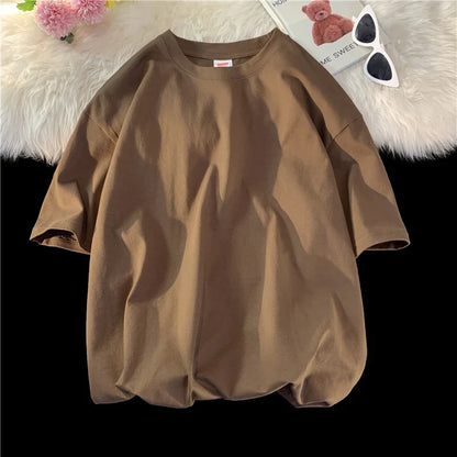Alban Bellaforte oversized T-shirt til mænd til sommer