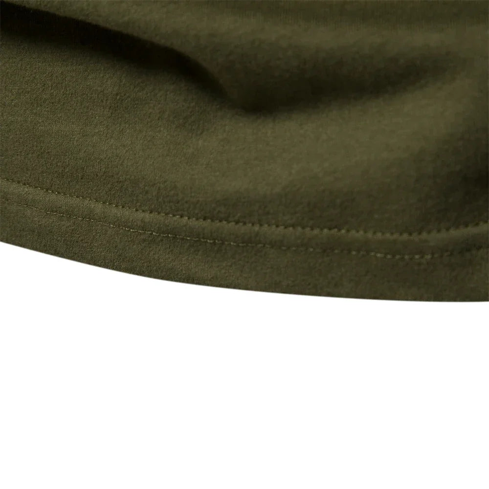 T-shirt da uomo Gio Rota a maniche lunghe con motivo patchwork - maglietta casual in cotone con scollo a O
