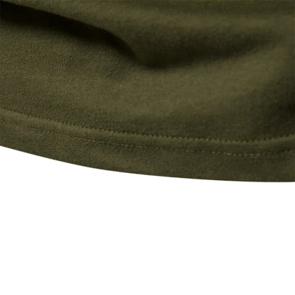 T-shirt da uomo Gio Rota a maniche lunghe con motivo patchwork - maglietta casual in cotone con scollo a O