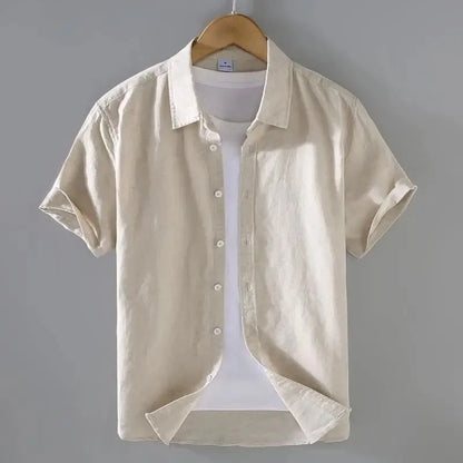 Camisa de linho com botões Georges Seurat