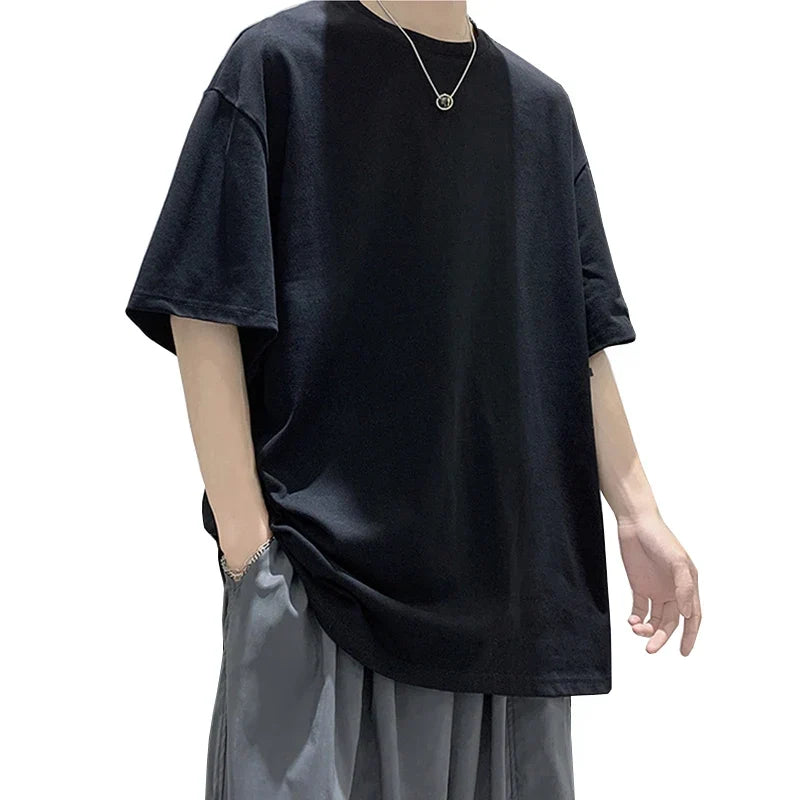 Alban Bellaforte oversized T-shirt til mænd til sommer