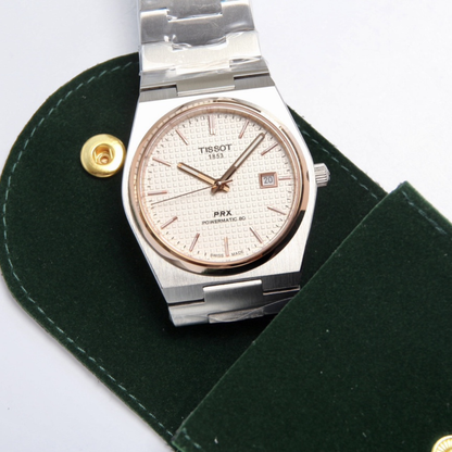 ТЅТ PRX Two Tone 40mm Watch Rose Gold