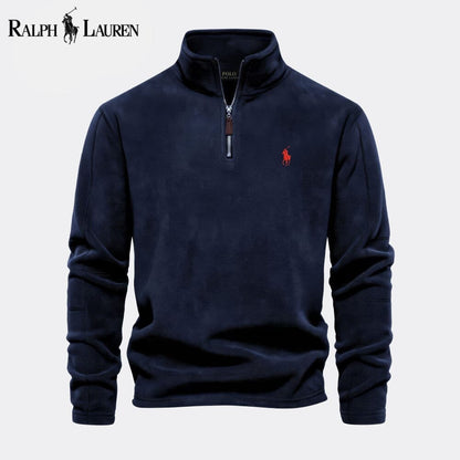 RL Prestige Cable-Knit Wool Knit Sweater