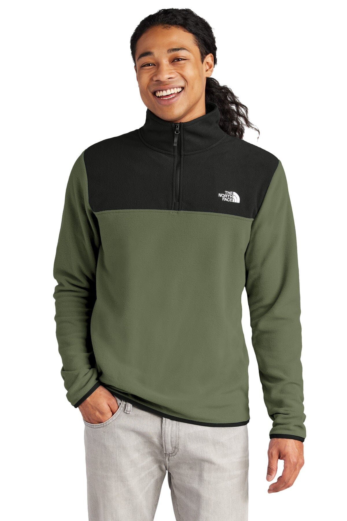 TNF ®  Men’s Glacier Microfleece Quarter-Zip Pullover