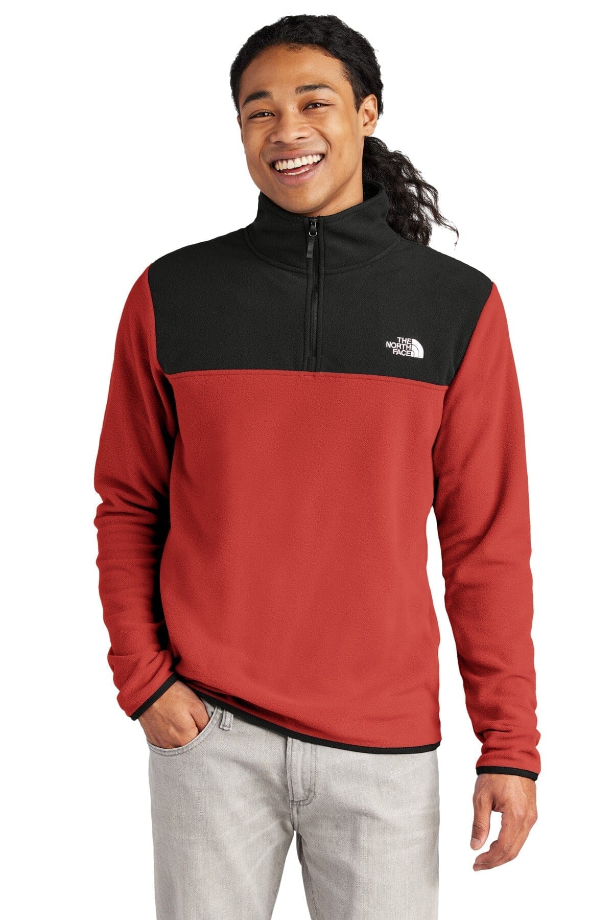TNF ®  Men’s Glacier Microfleece Quarter-Zip Pullover