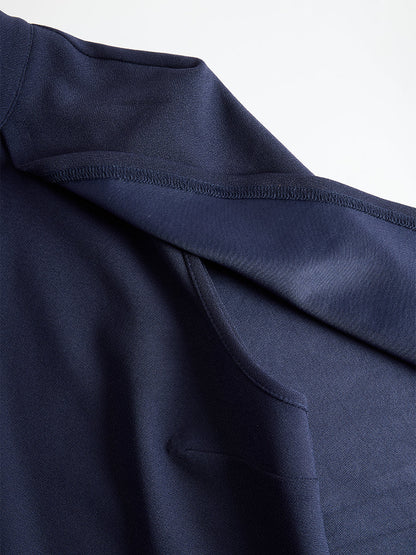 Abito a tubino blu navy Zafren con maniche a mantella