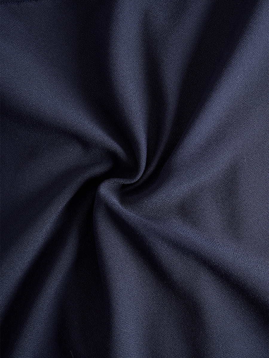 Abito a tubino blu navy Zafren con maniche a mantella