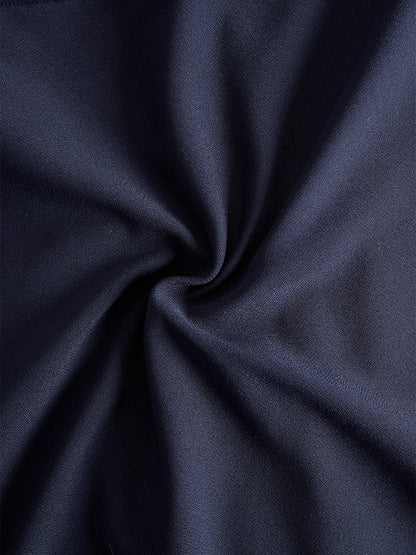 Abito a tubino blu navy Zafren con maniche a mantella