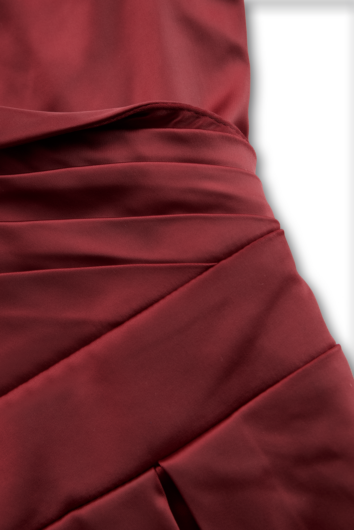 Vestido midi Zafren de satén con cuello de chal
