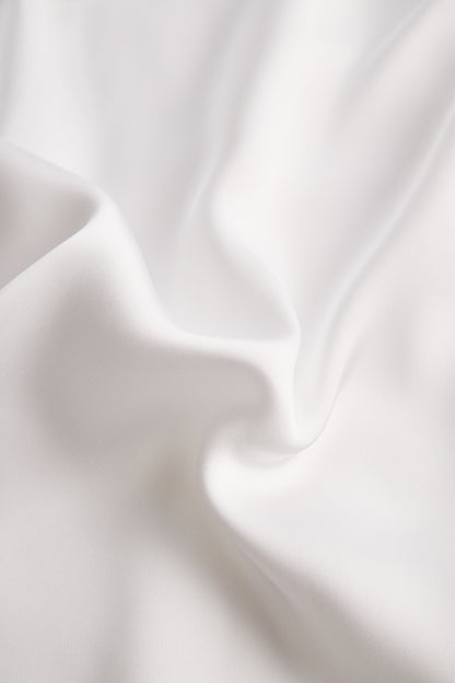 Zafren weißes asymmetrisches Drapé-Top mit Knöpfen