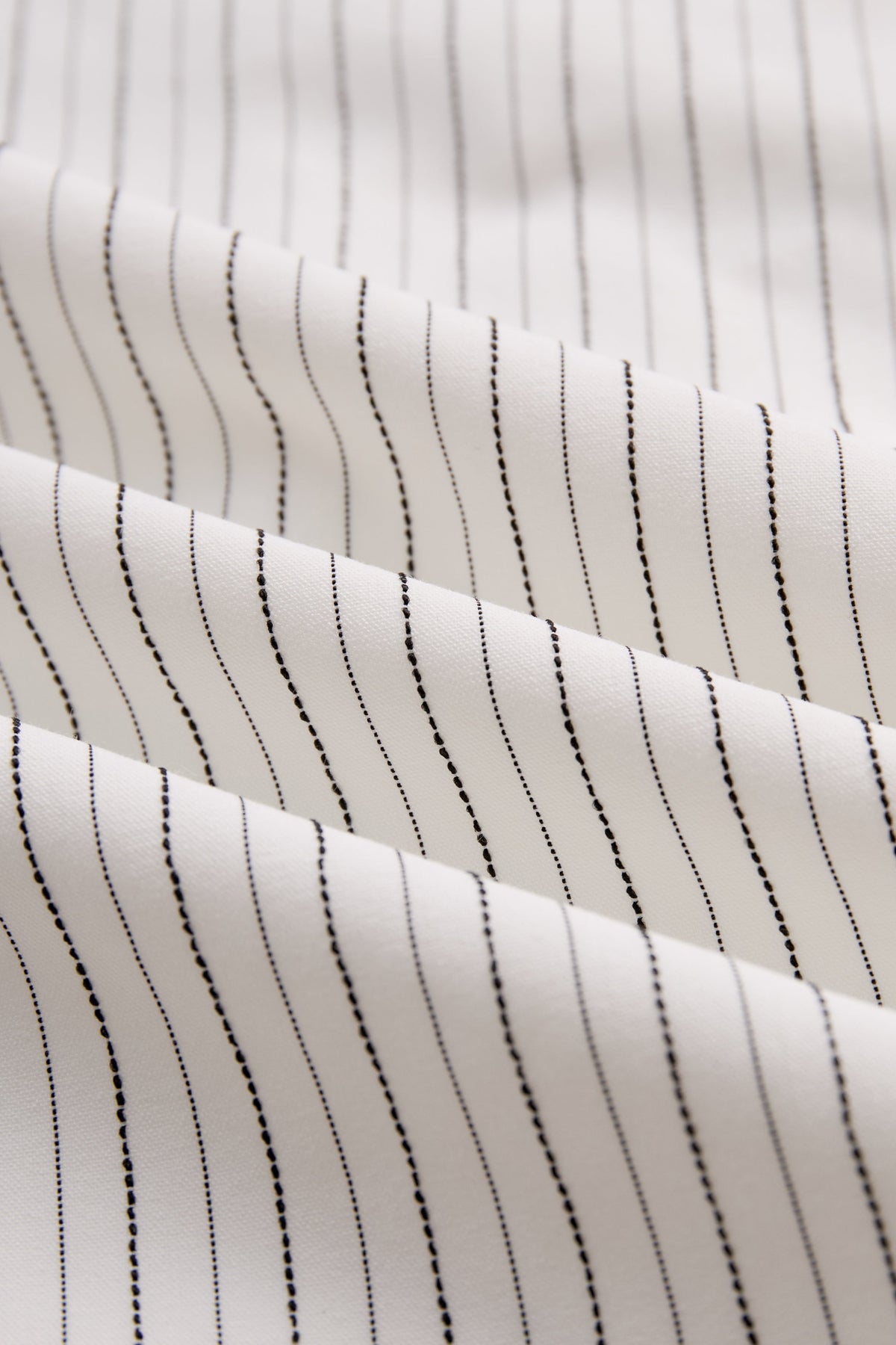 Camicia bianca Zafren a righe, all'americana e con nodo